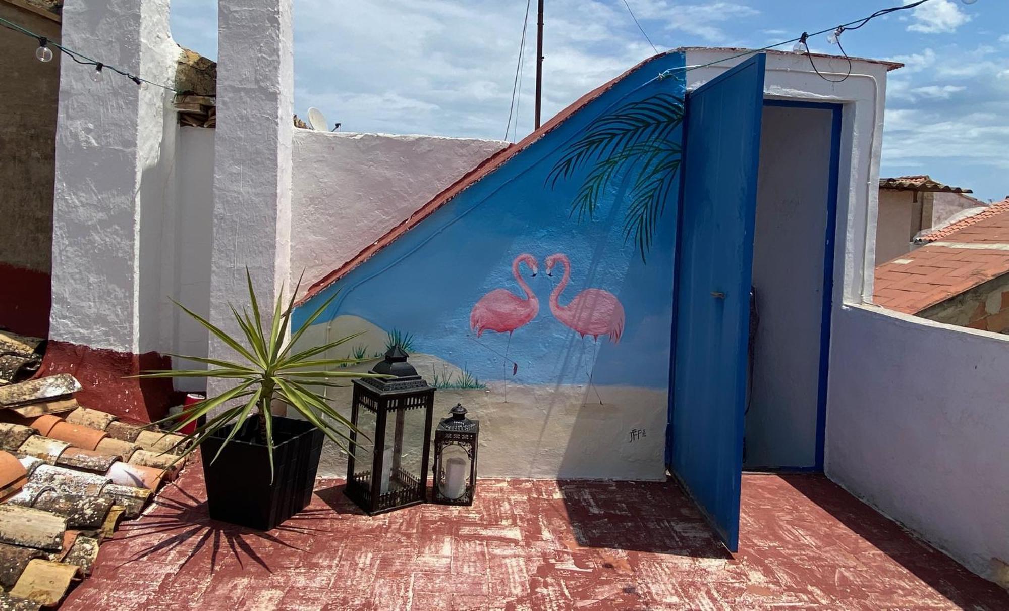 Casa De Los Dos Flamencos Miramar Exteriör bild